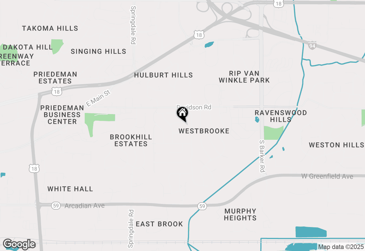 Map of 21375 Birdseye Ln, Waukesha, WI 53186