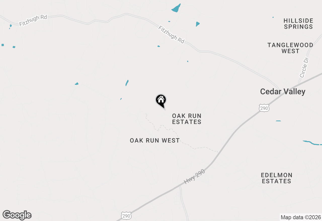 Map of 11505 Southwest Oaks, Austin, TX 78737