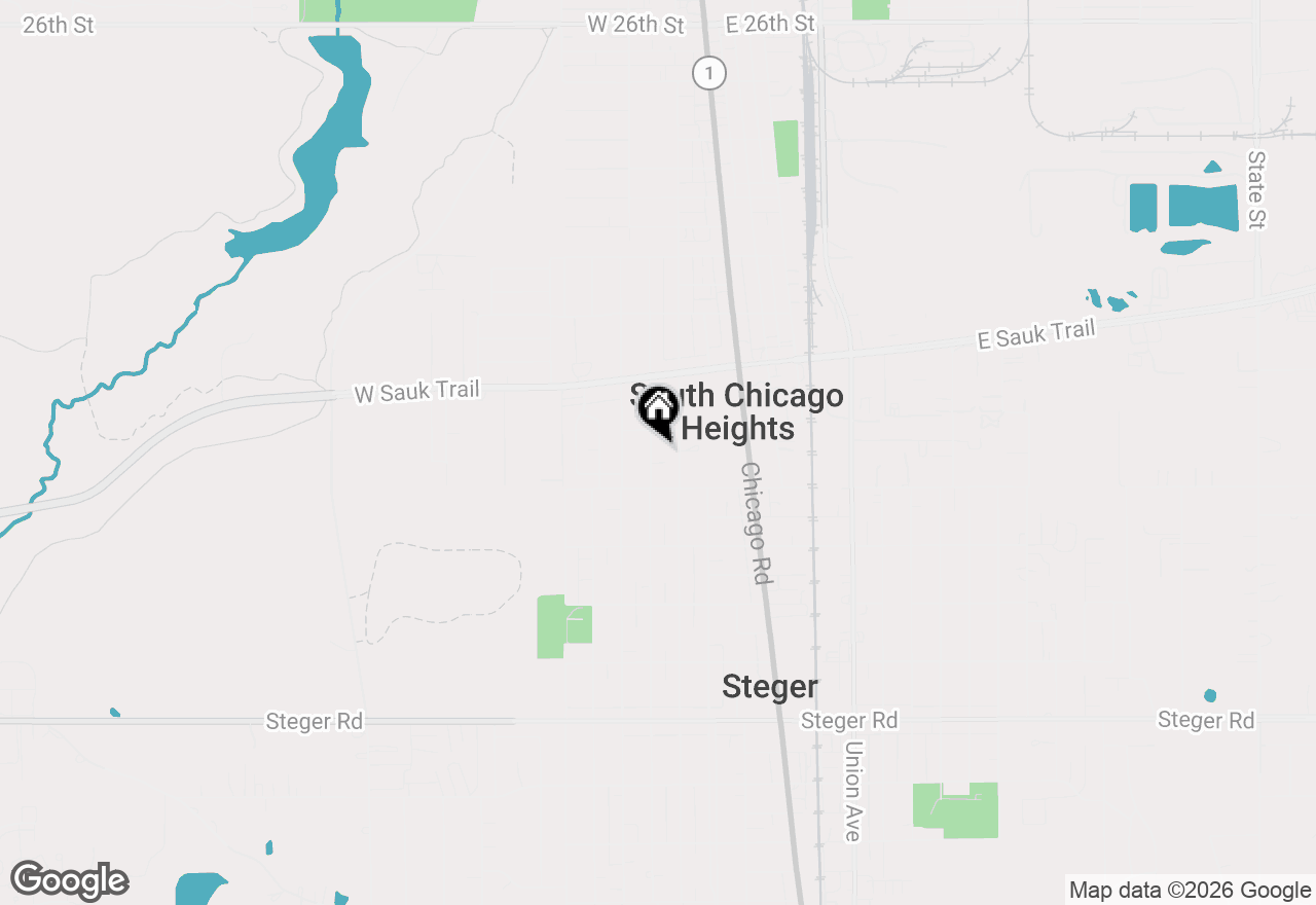 Map of 3317 Fairview Avenue, South Chicago Heights, IL 60411