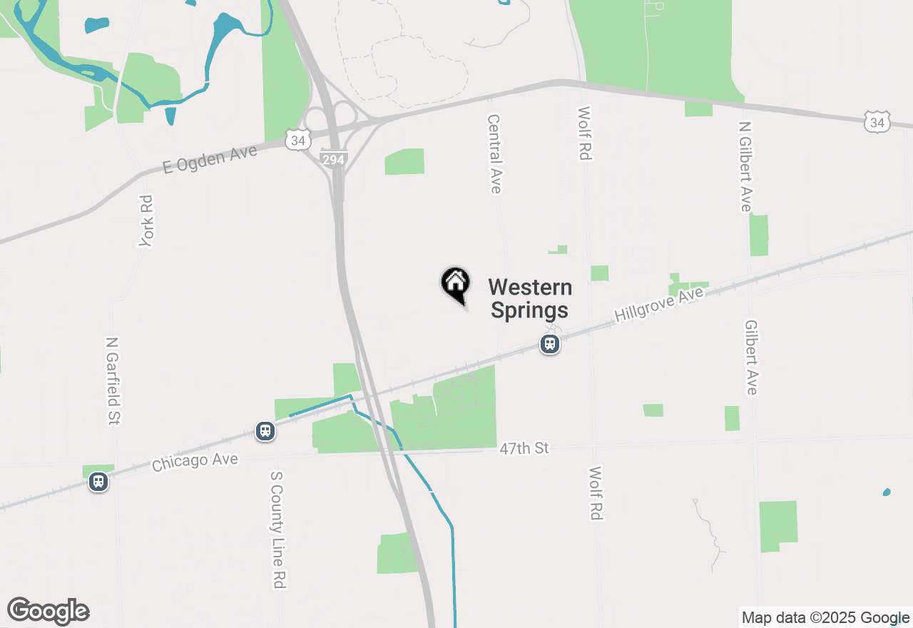 Map of 4348 Prospect Avenue, Western Springs, IL 60558