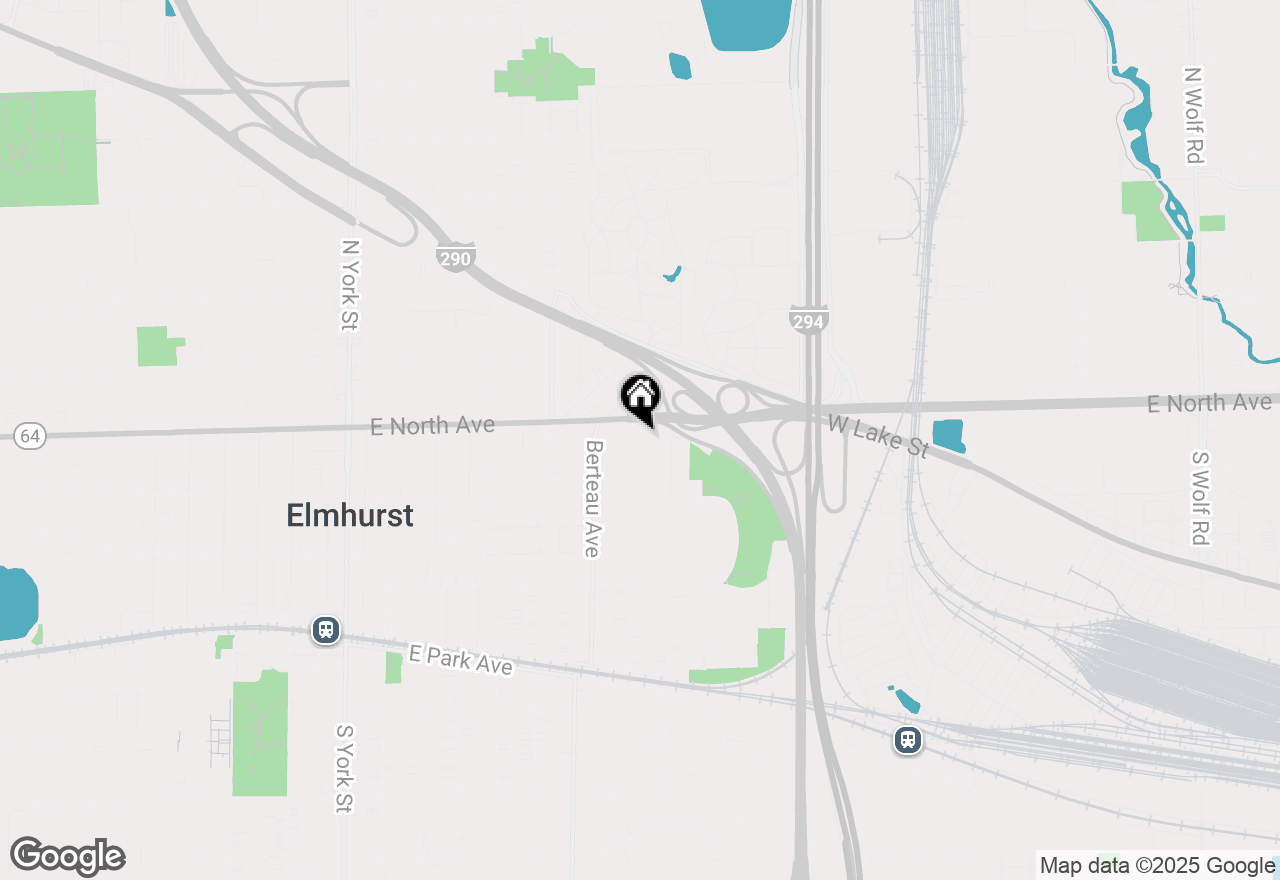 Map of 309 N Clinton Avenue, Elmhurst, IL 60126