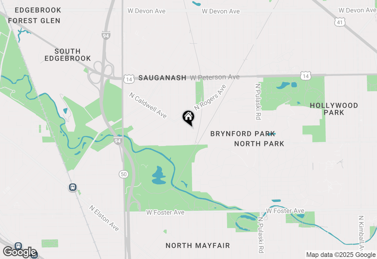 Map of 4401 W Hollywood Avenue, Chicago, IL 60646