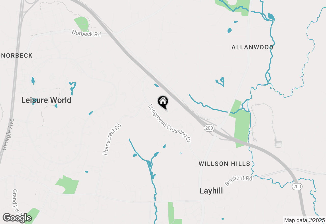 Map of 6 Normandy Square Court #2CF, Silver Spring, MD 20906