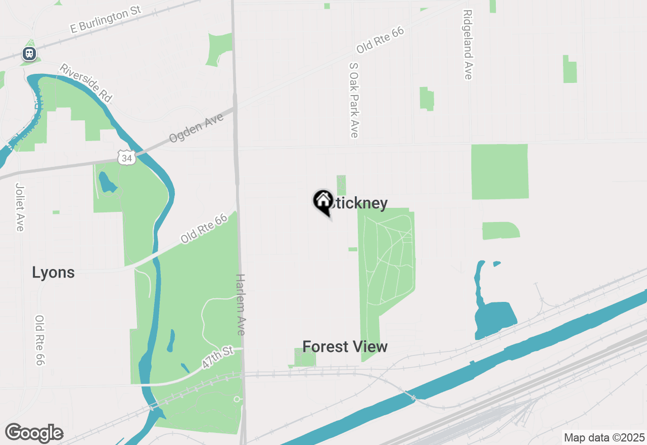Map of 4137 Clinton Avenue, Stickney, IL 60402