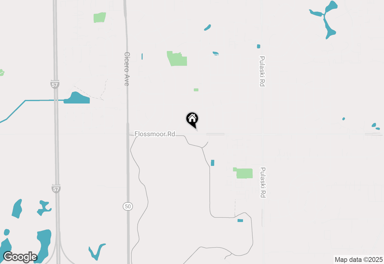 Map of 4410 Flossmoor Road, Country Club Hills, IL 60478