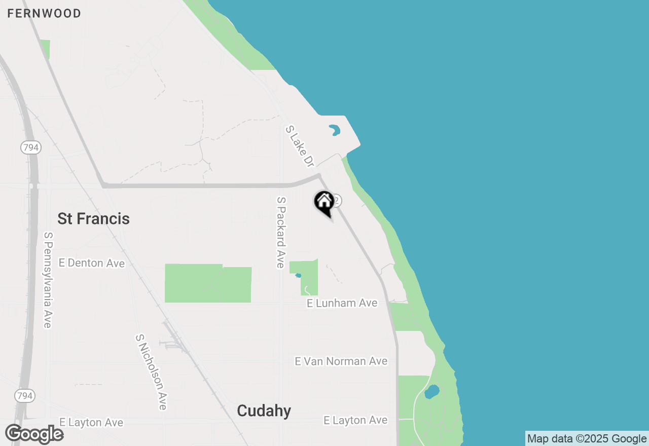 Map of 4023 S Hately Ave, St. Francis, WI 53235