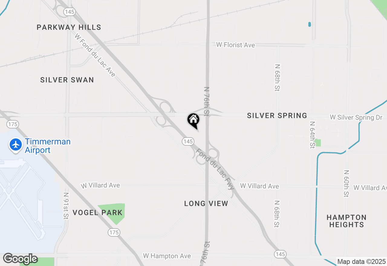 Map of 7910 W Leon Ter #D, Milwaukee, WI 53218