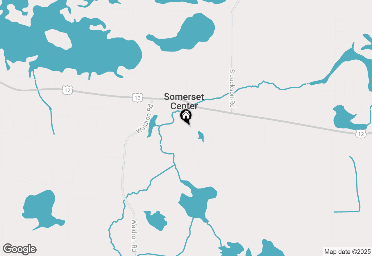 Map of 12240 Sheffield Drive, Somerset Center, MI 49282