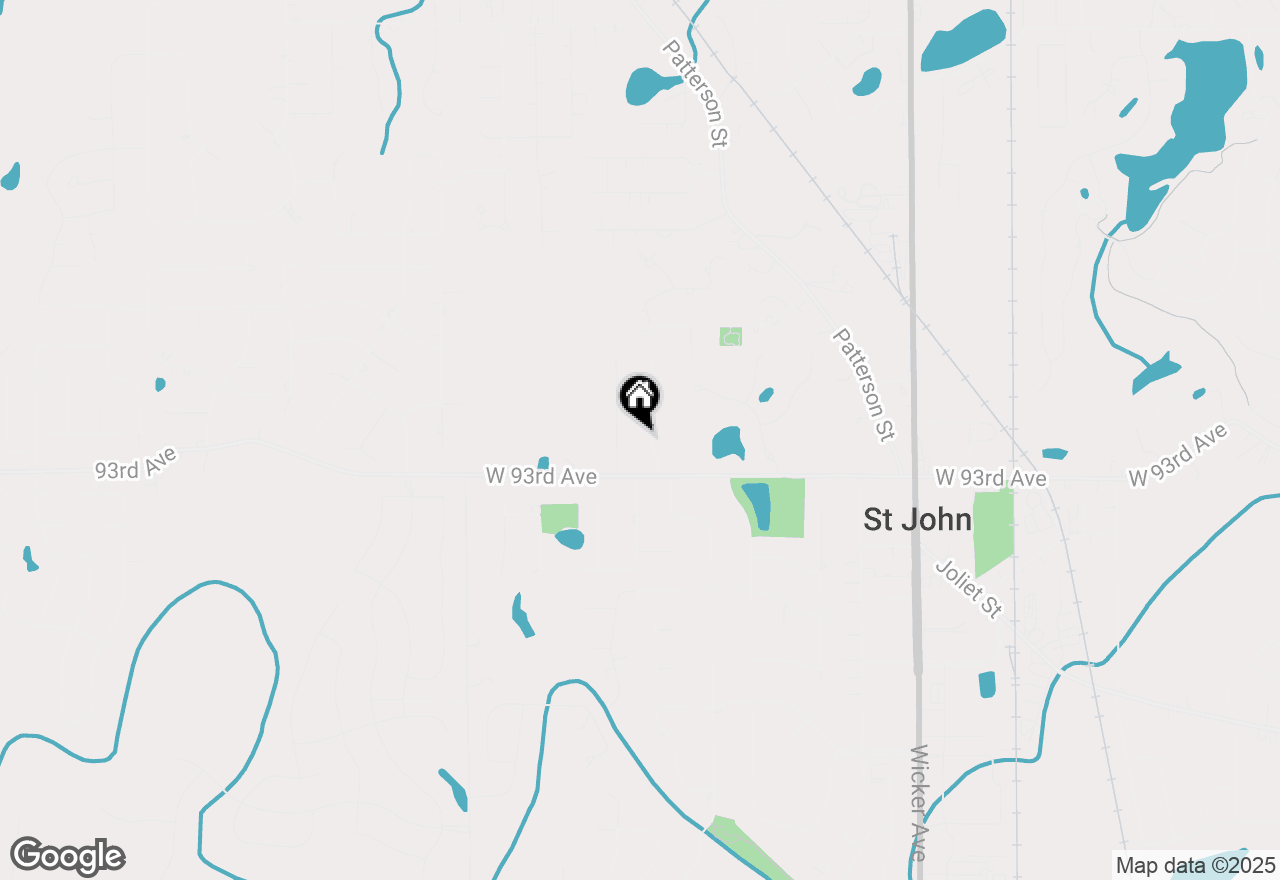 Map of 9238 Olcott Avenue, St. John, IN 46373