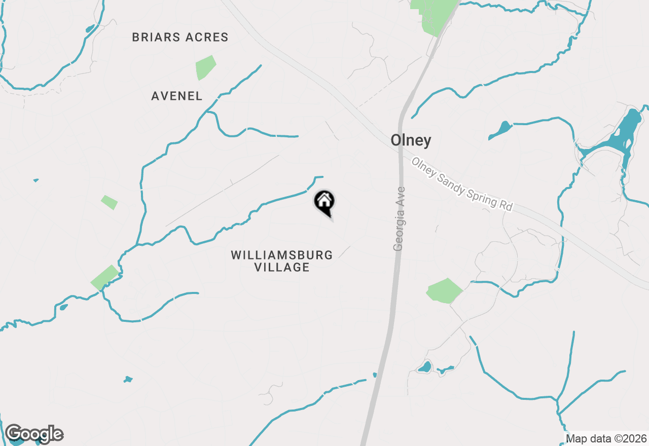 Map of 3619 King William Drive, Olney, MD 20832