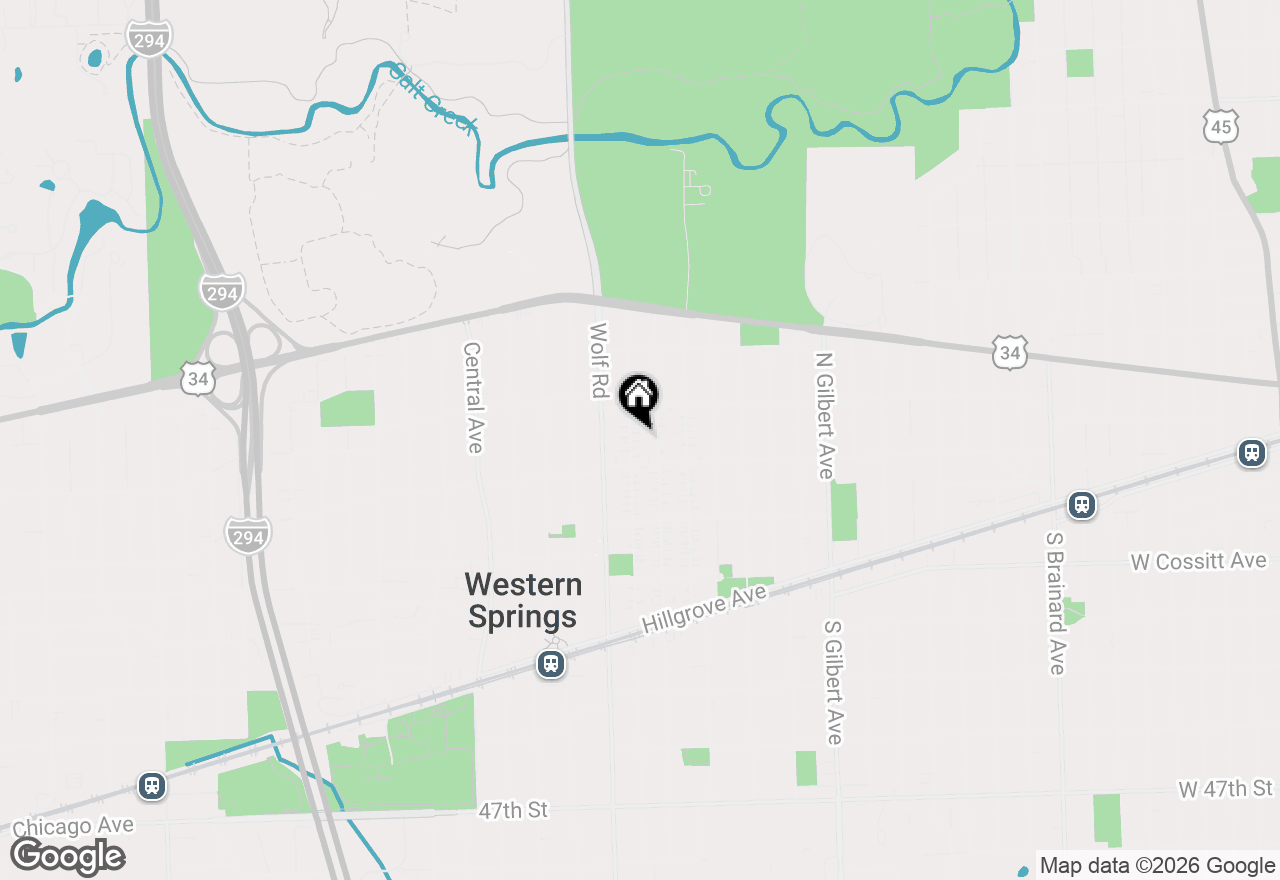 Map of 4041 Johnson Avenue, Western Springs, IL 60558