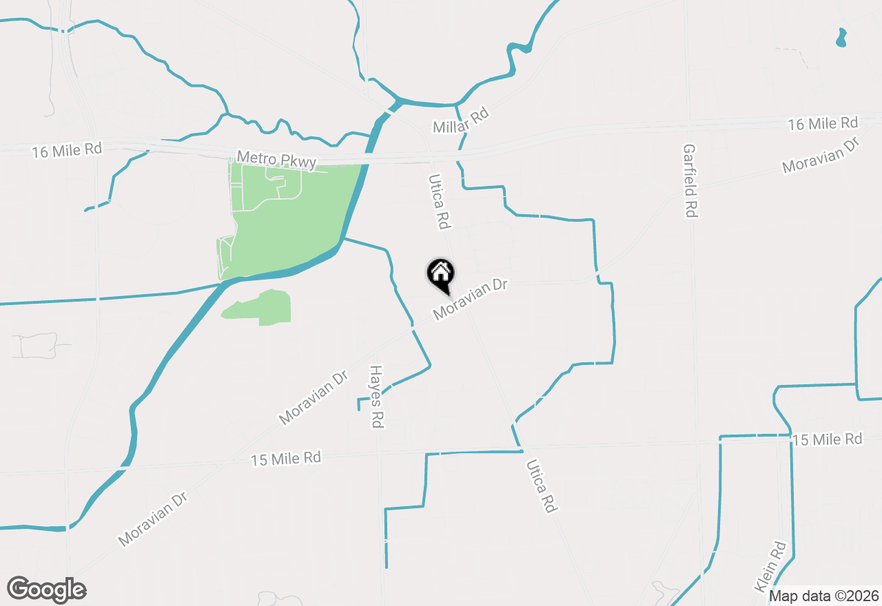 Map of 35807 Moravian Road, Clinton Township, MI 48035