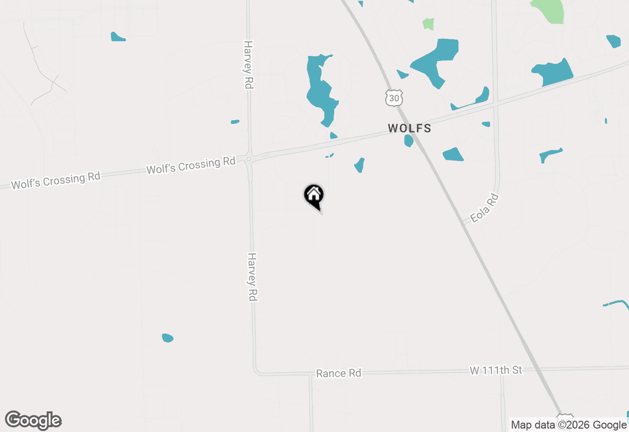 Map of 161 Henderson Street, Oswego, IL 60543