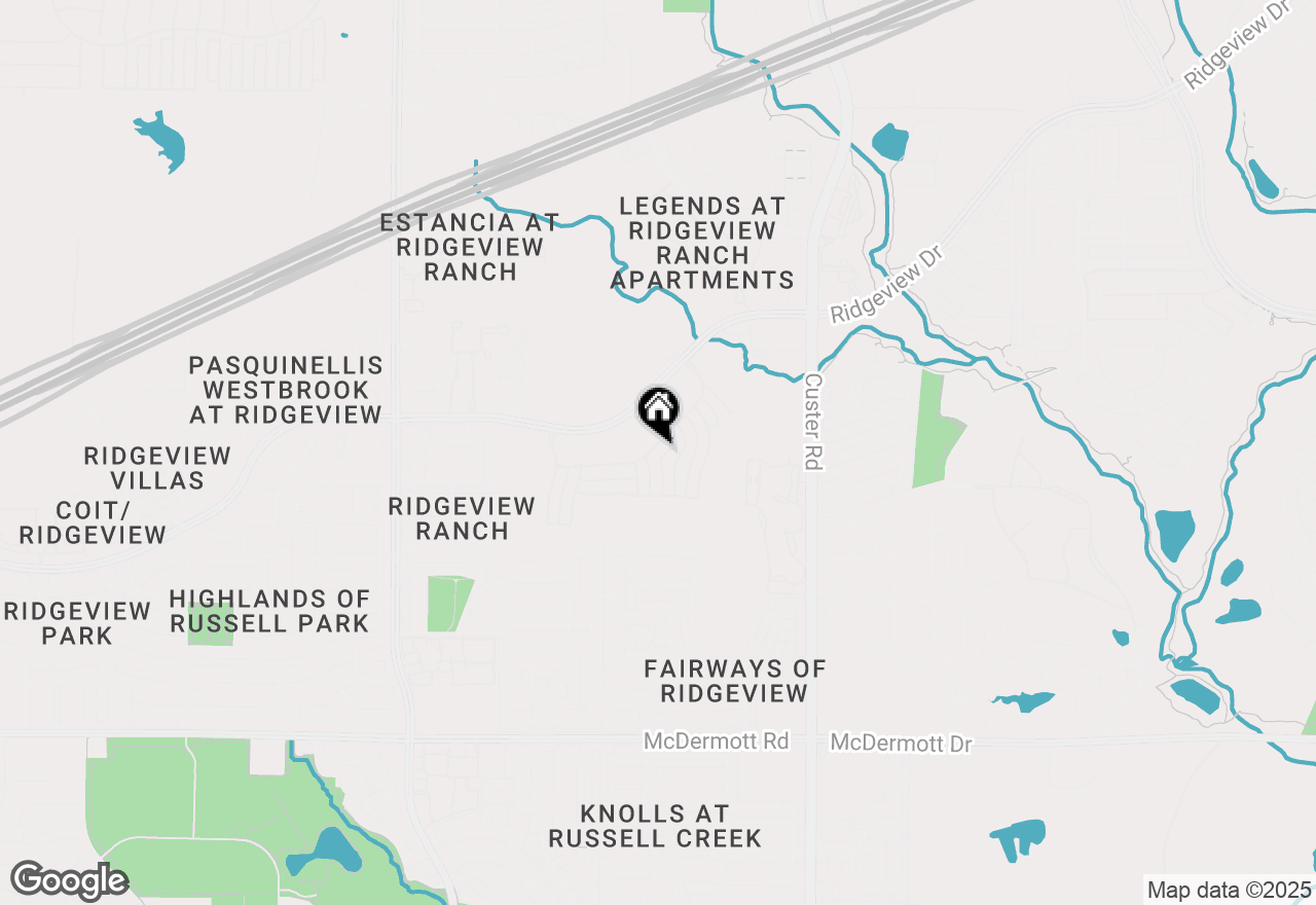 Map of 2520 Royal Birkdale Drive, Plano, TX 75025