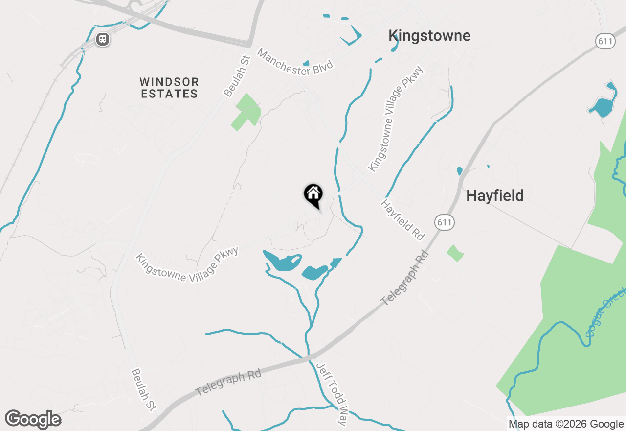 Map of 7504 Ashby Lane #B, Alexandria, VA 22315
