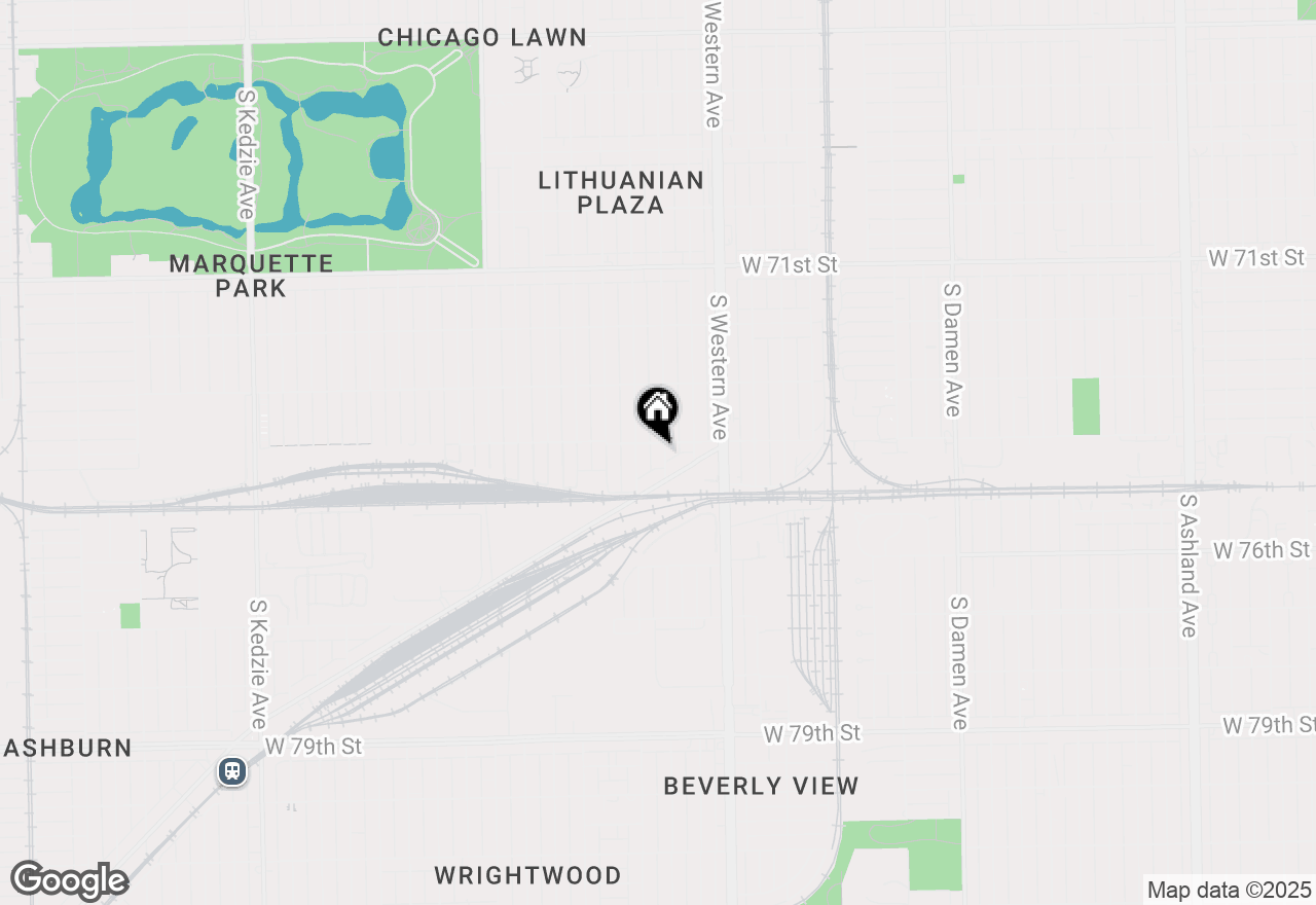 Map of 7408 S Campbell Avenue, Chicago, IL 60629