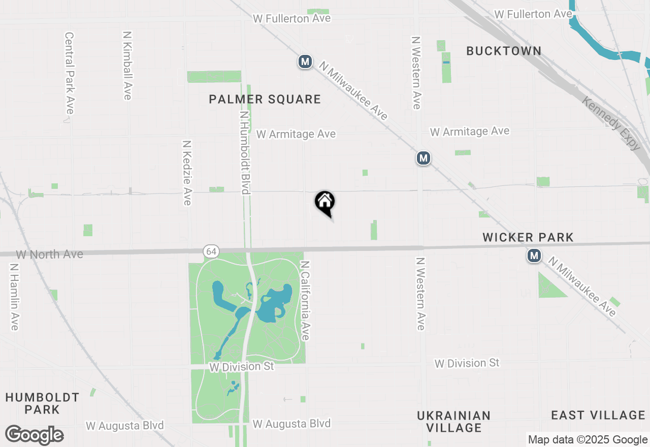 Map of 1655 N Fairfield Avenue #102, Chicago, IL 60647