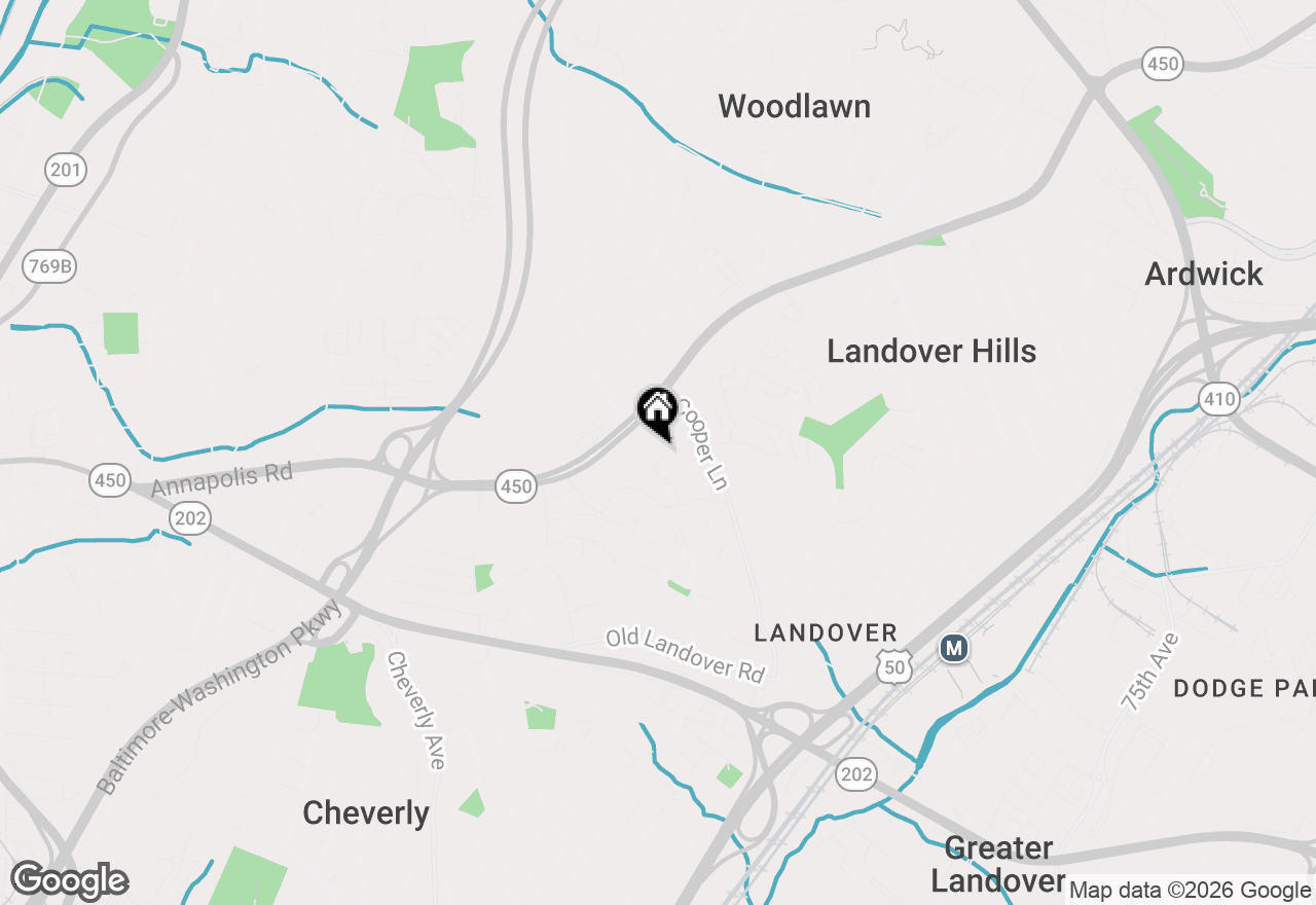 Map of 4012 Meadow Trail Lane, Hyattsville, MD 20784