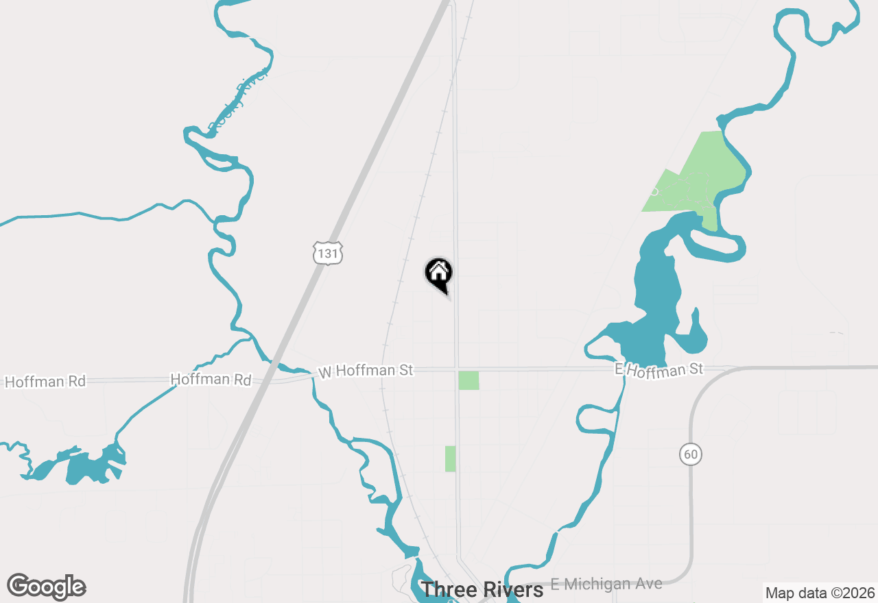 Map of 1021 West Street, Three Rivers, MI 49093