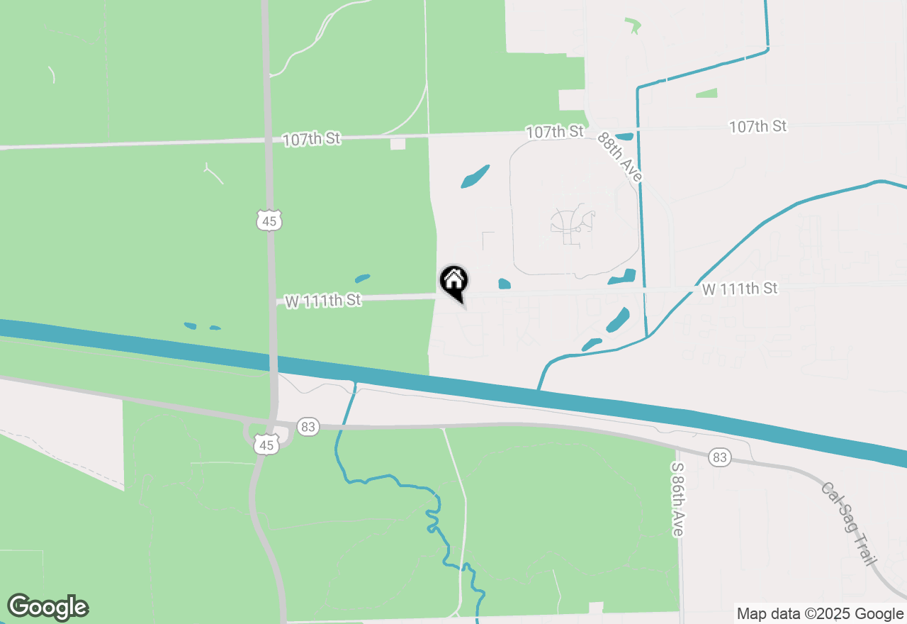 Map of 9198 South Road #A, Palos Hills, IL 60465