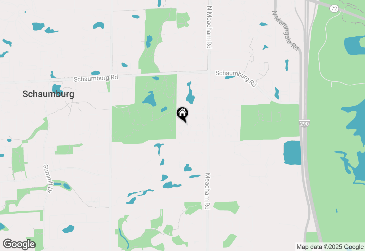 Map of 1254 Plum Tree Court #A2, Schaumburg, IL 60193