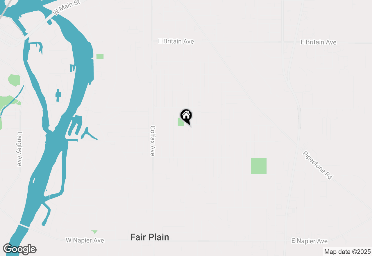 Map of 1027 Broadway, Benton Harbor, MI 49022