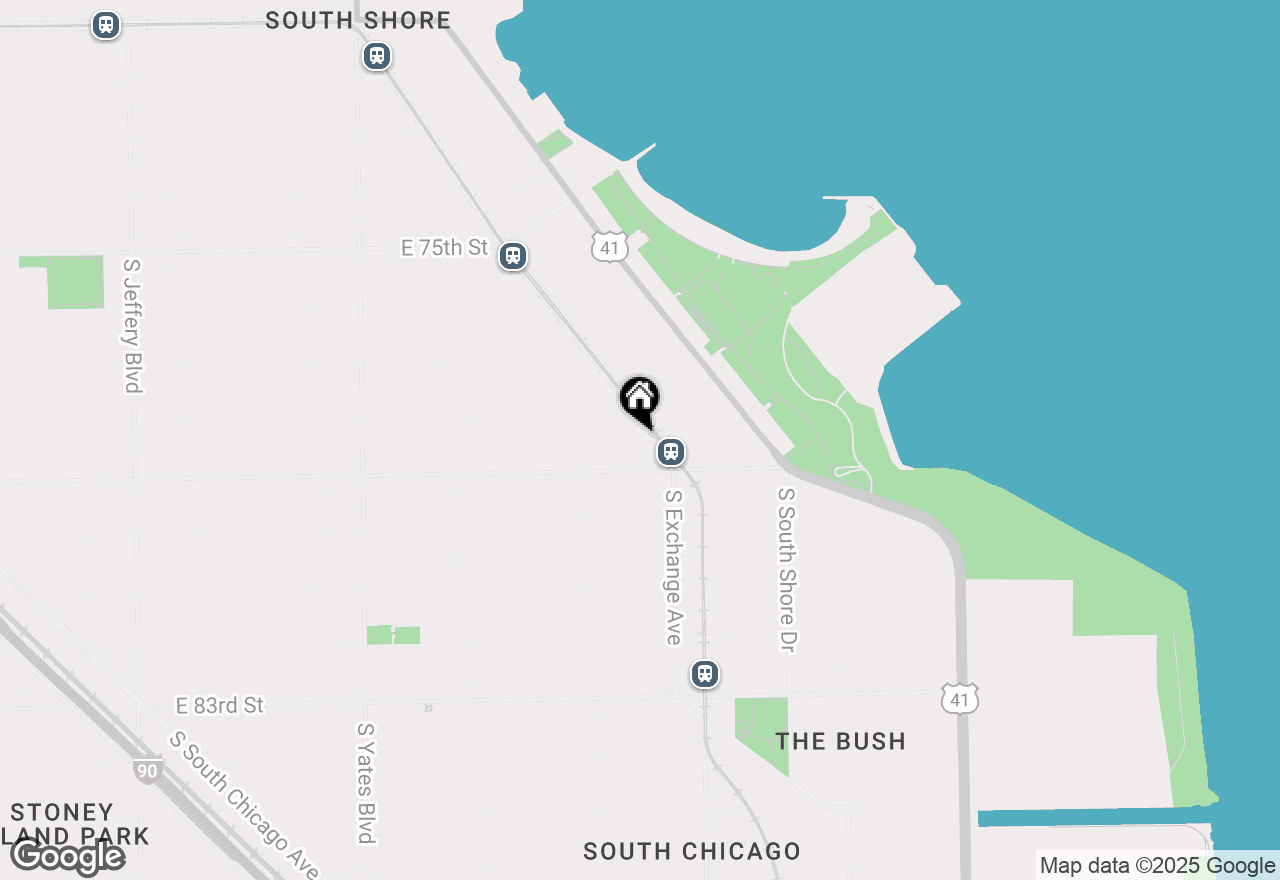 Map of 7828 S Escanaba Avenue, Chicago, IL 60649