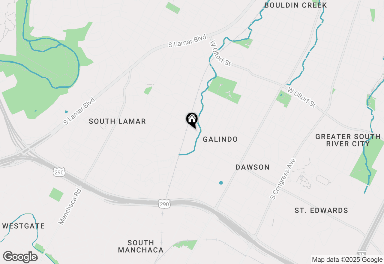 Map of 3111 Corbin Ln, Austin, TX 78704