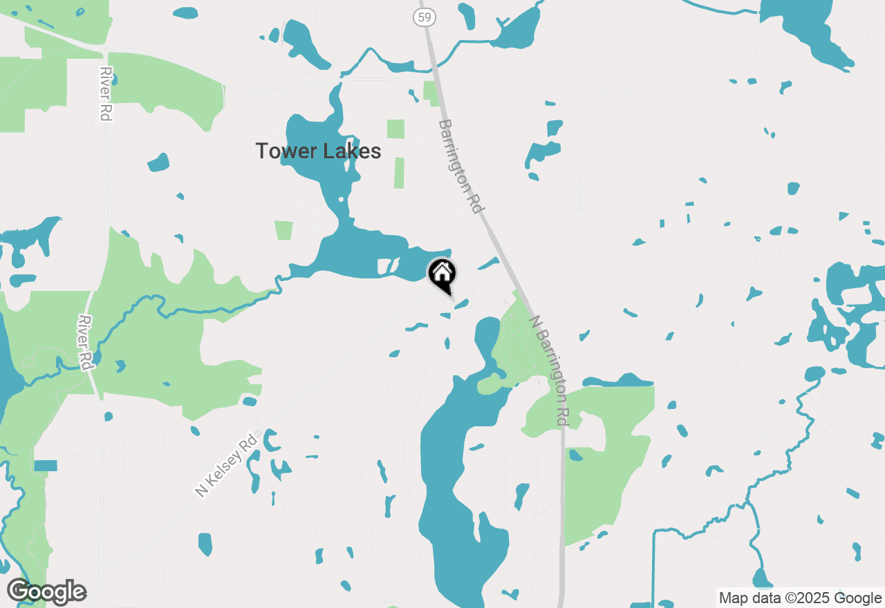 Map of 449 White Oak Lane, Lake Barrington, IL 60010