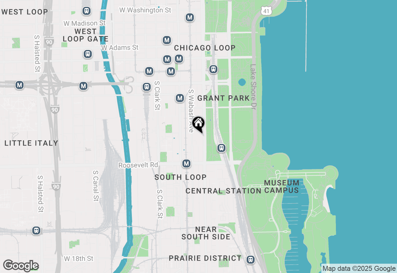 Map of 910 S Michigan Avenue #816, Chicago, IL 60605