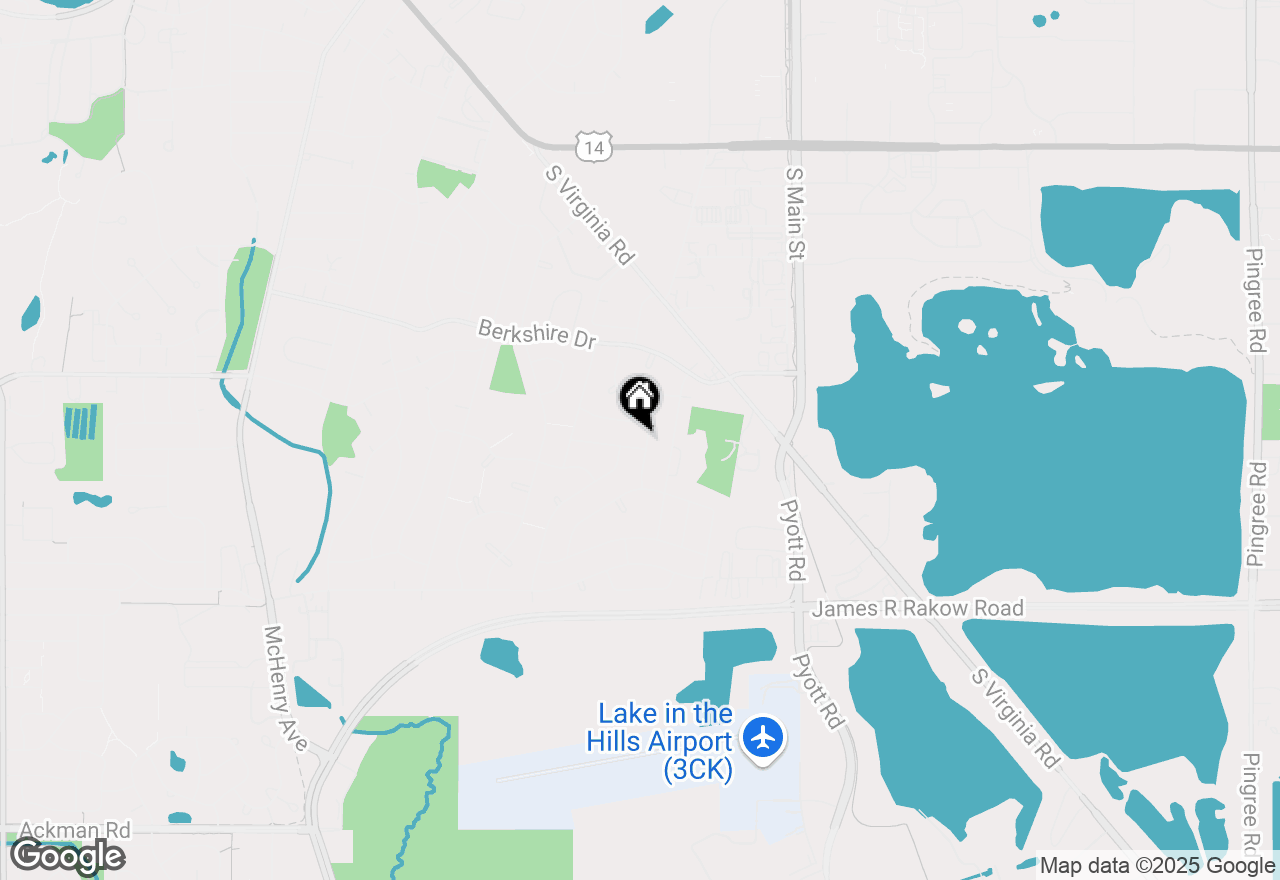Map of 66 Barrow Drive, Crystal Lake, IL 60014