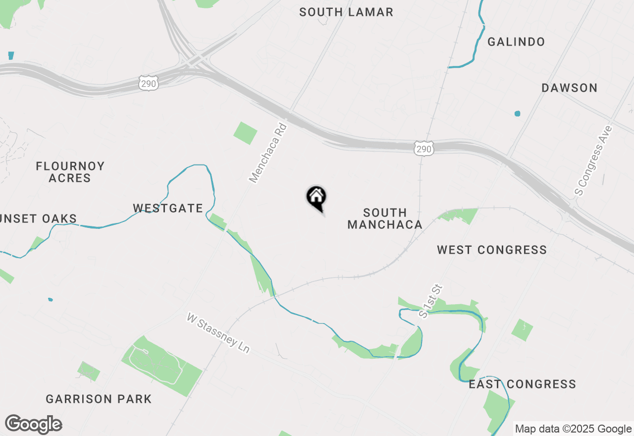 Map of 4603 Parkdale Pl, Austin, TX 78745