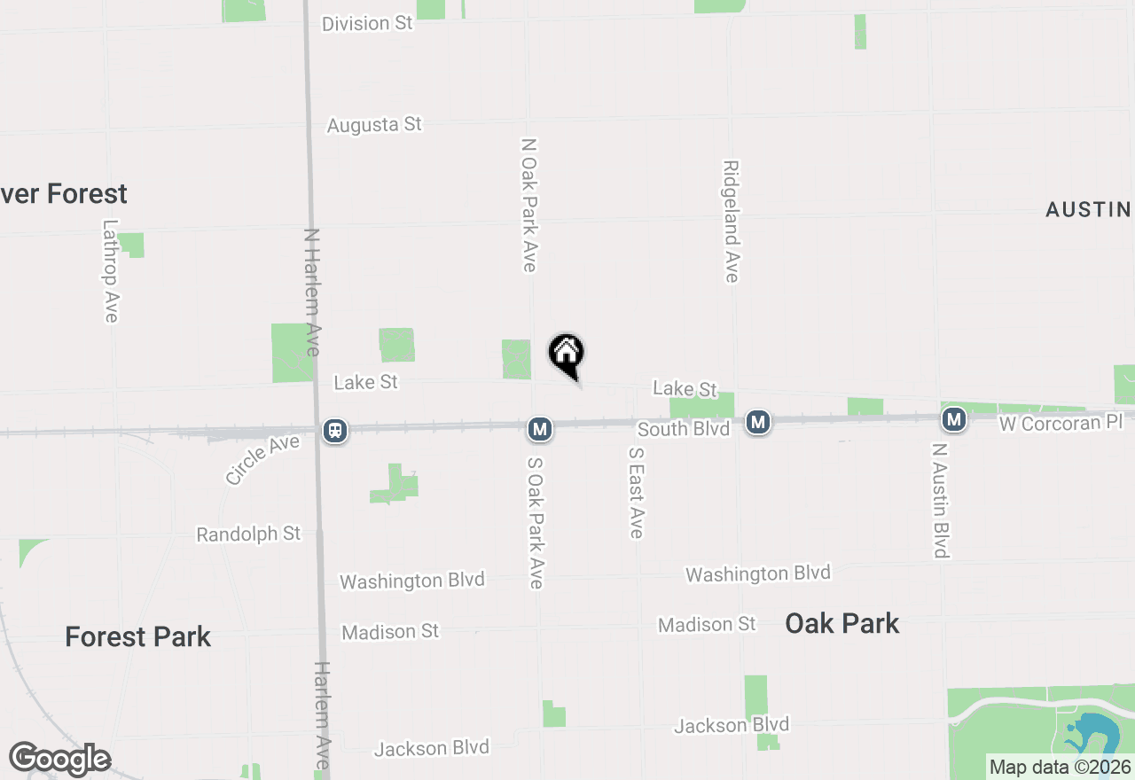Map of 125 N Euclid Avenue #402, Oak Park, IL 60301