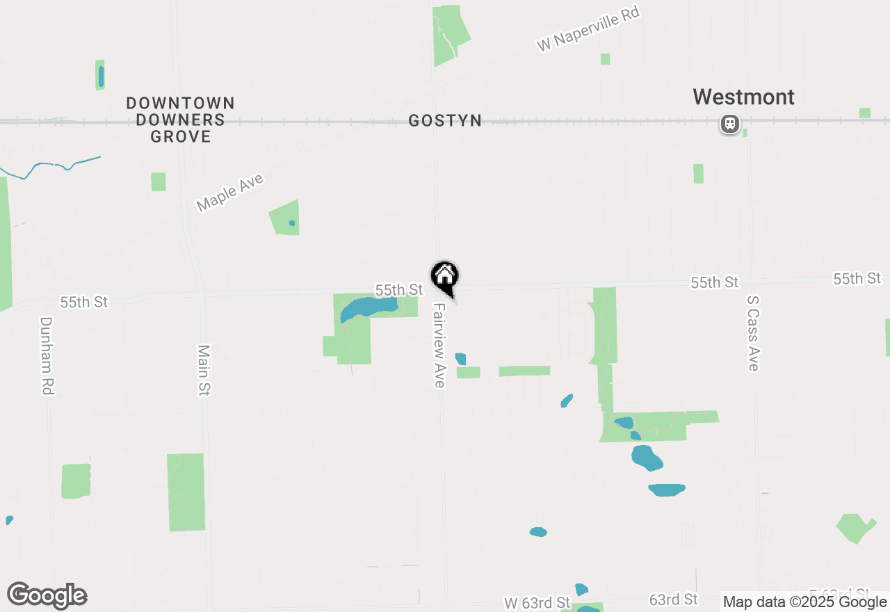 Map of 5519 Fairview Avenue, Downers Grove, IL 60516