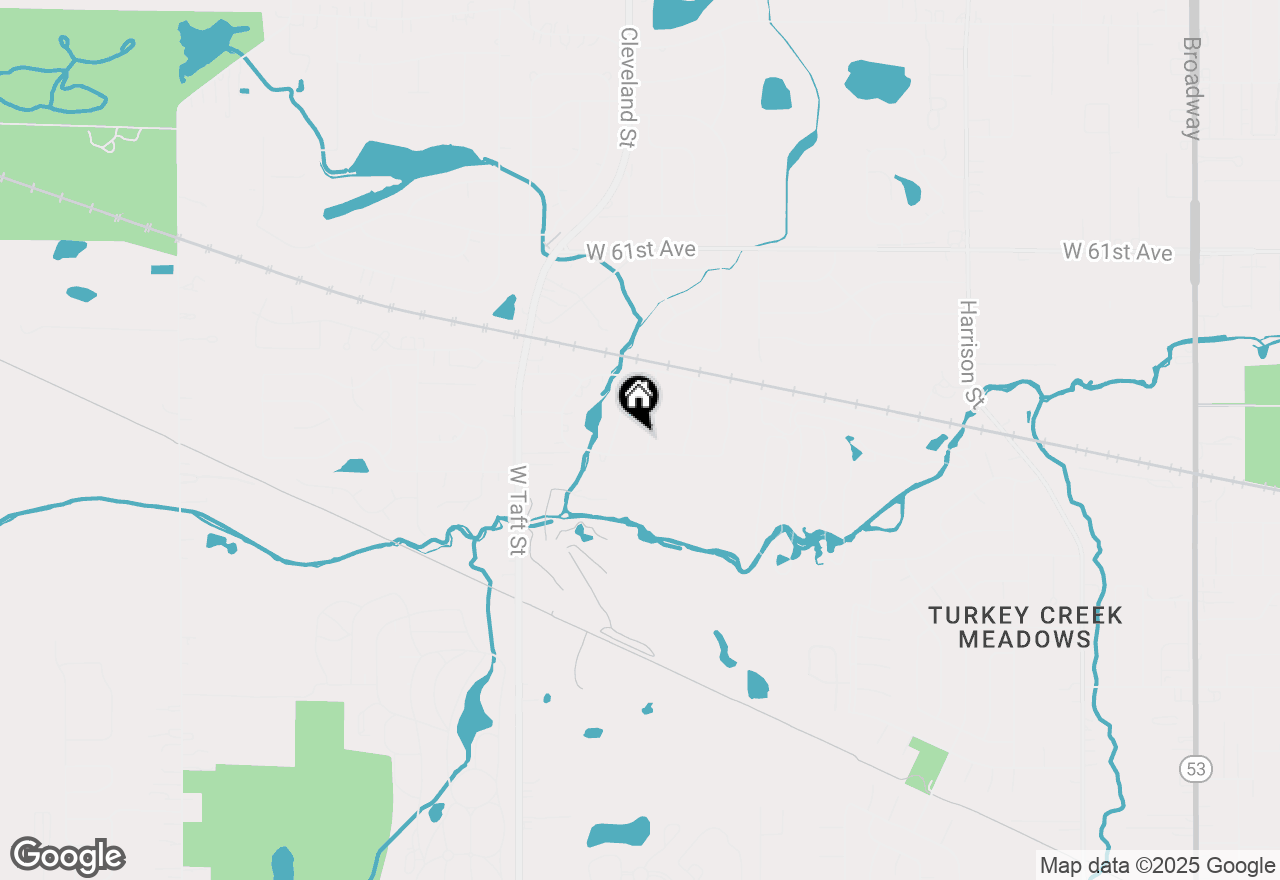 Map of 6420 Arthur Street, Merrillville, IN 46410