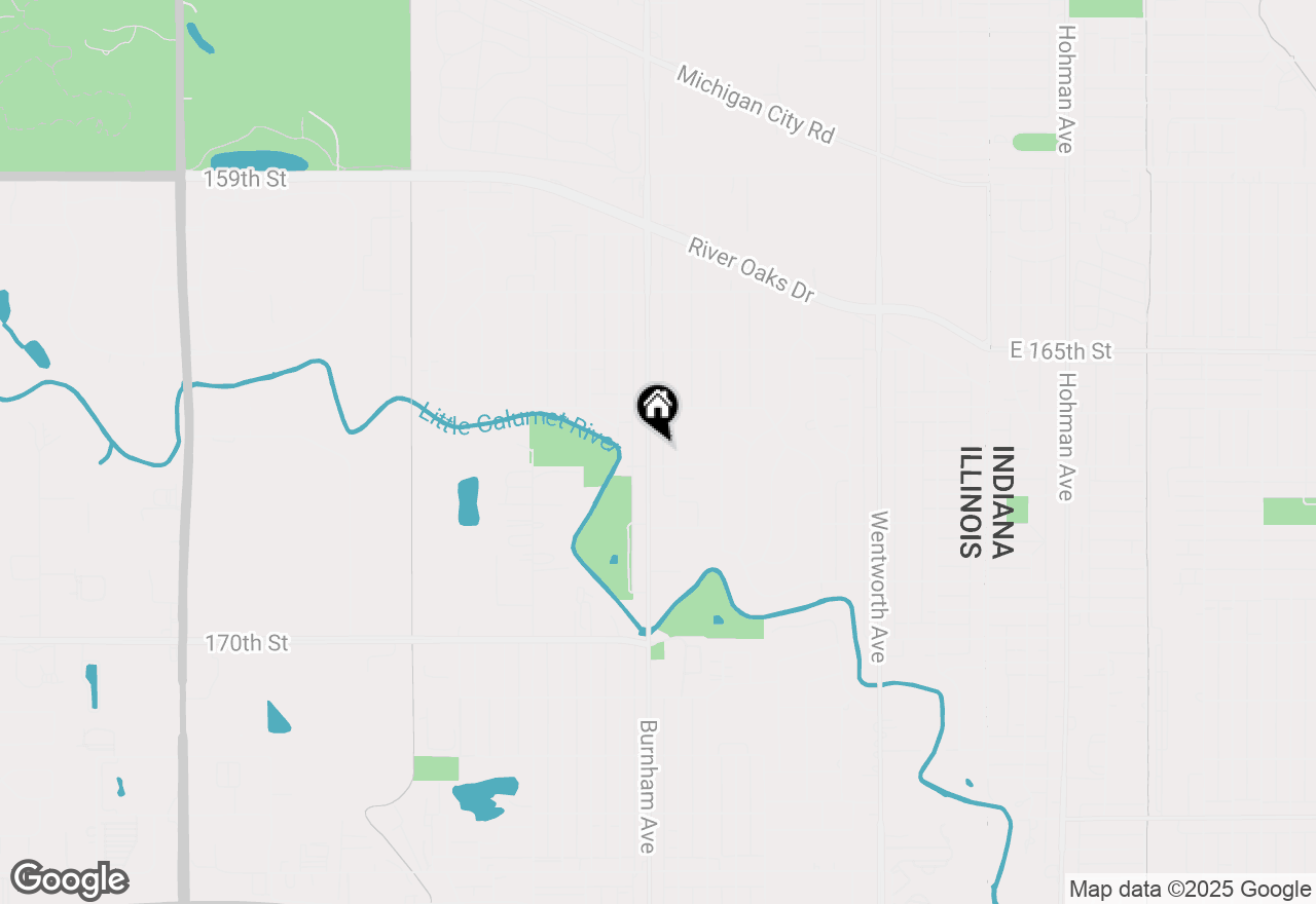 Map of 1433 Burnham Avenue, Calumet City, IL 60409