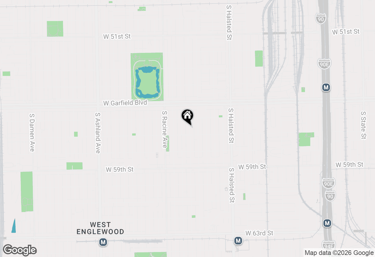 Map of 5636 S Carpenter Street, Chicago, IL 60621