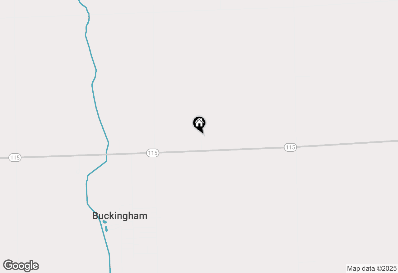 Map of 15667 W Rt 115, Buckingham, IL 60917