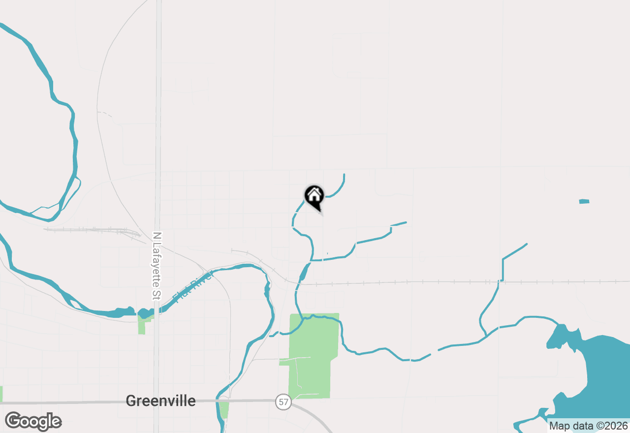 Map of 1111 E Pearl Street, Greenville, MI 48838