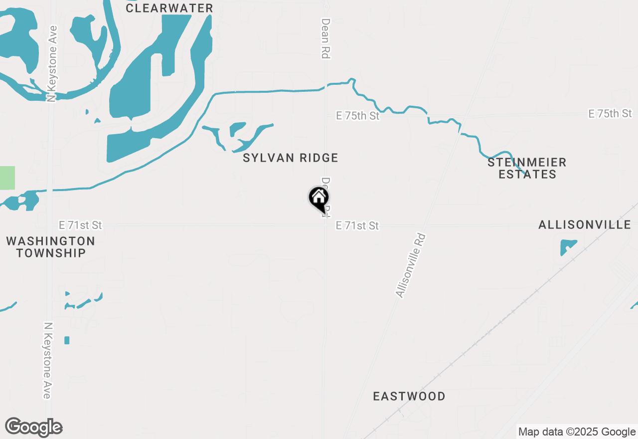 Map of 7102 Dean Road, Indianapolis, IN 46240