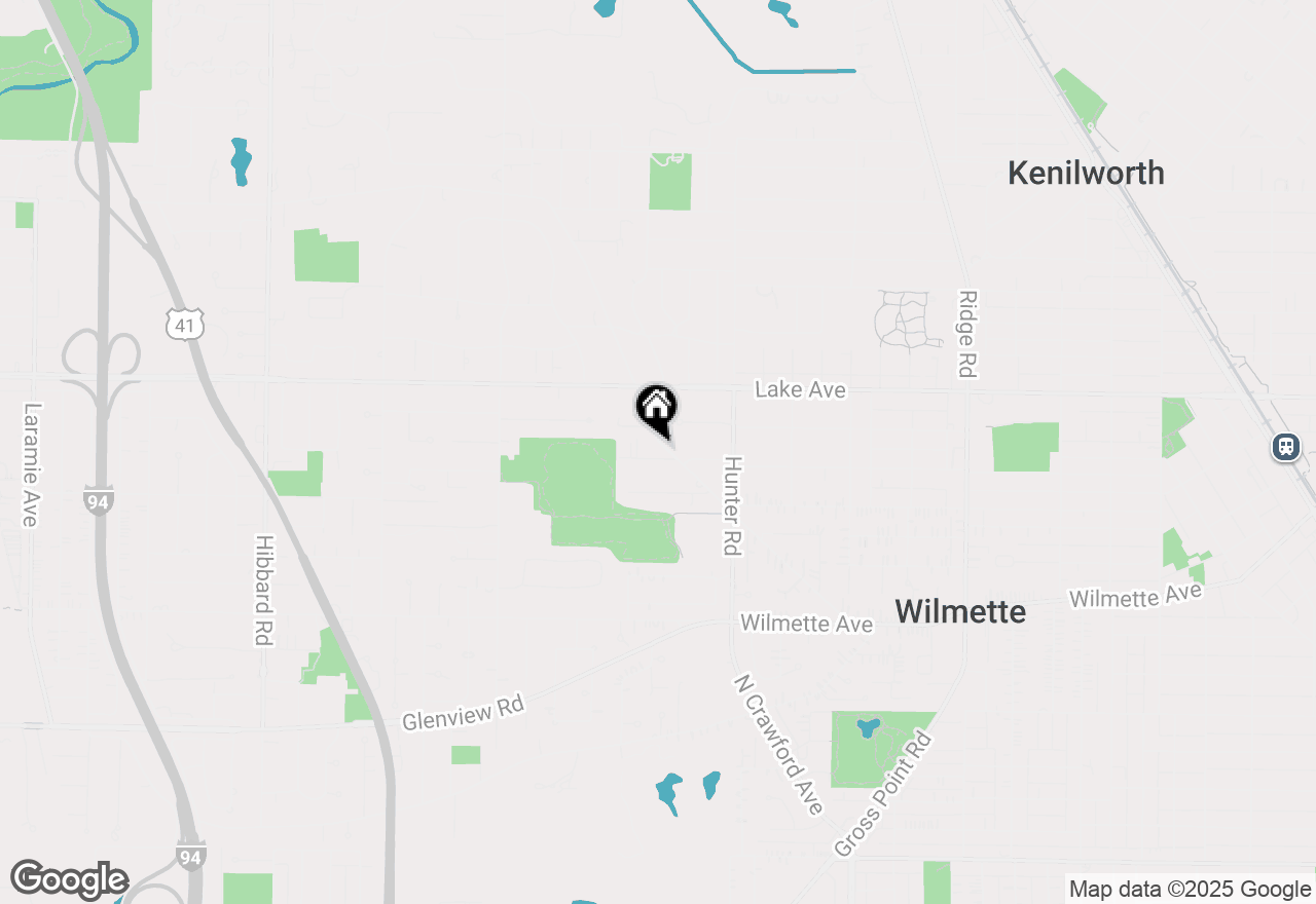 Map of 2416 Birchwood Lane, Wilmette, IL 60091