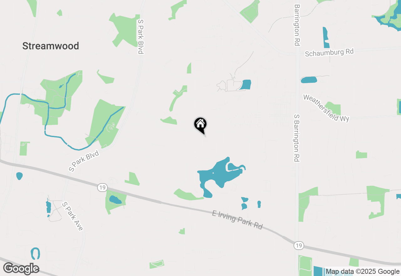 Map of 104 Parkwood Drive, Streamwood, IL 60107