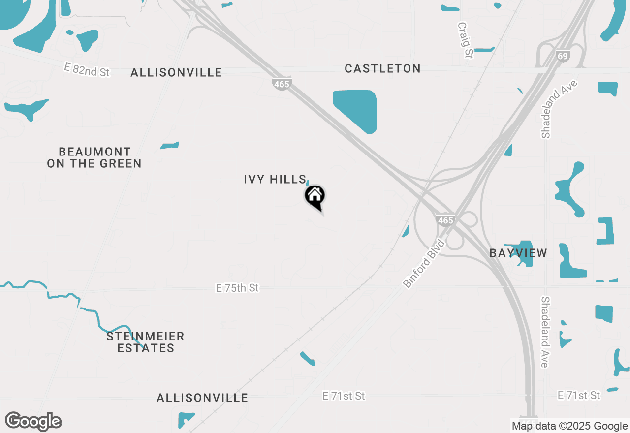 Map of 5918 Camelback Court, Indianapolis, IN 46250