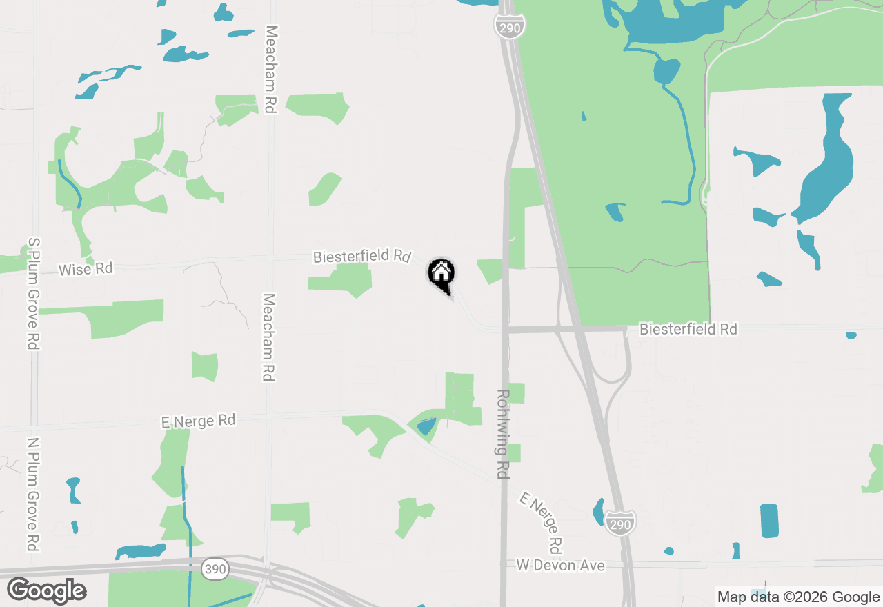 Map of 865 Debra Lane, Elk Grove Village, IL 60007