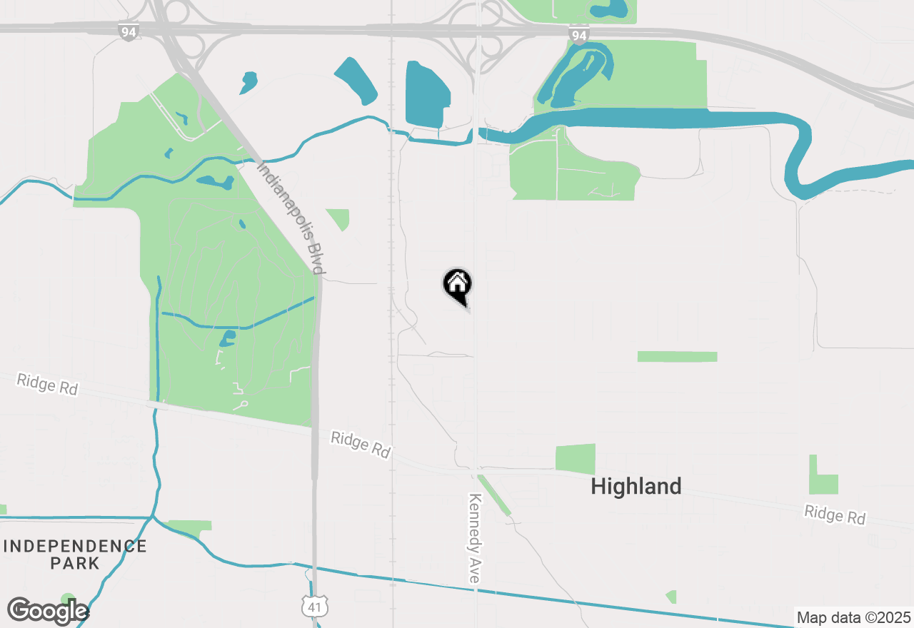 Map of 2727 Ross Street, Highland, IN 46322