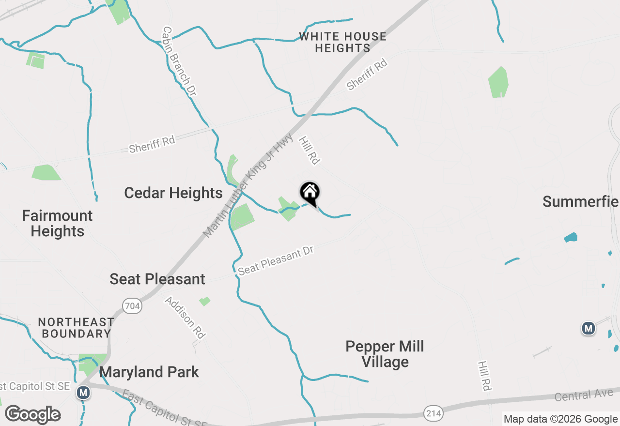 Map of 819 Carrington Avenue, Capitol Heights, MD 20743
