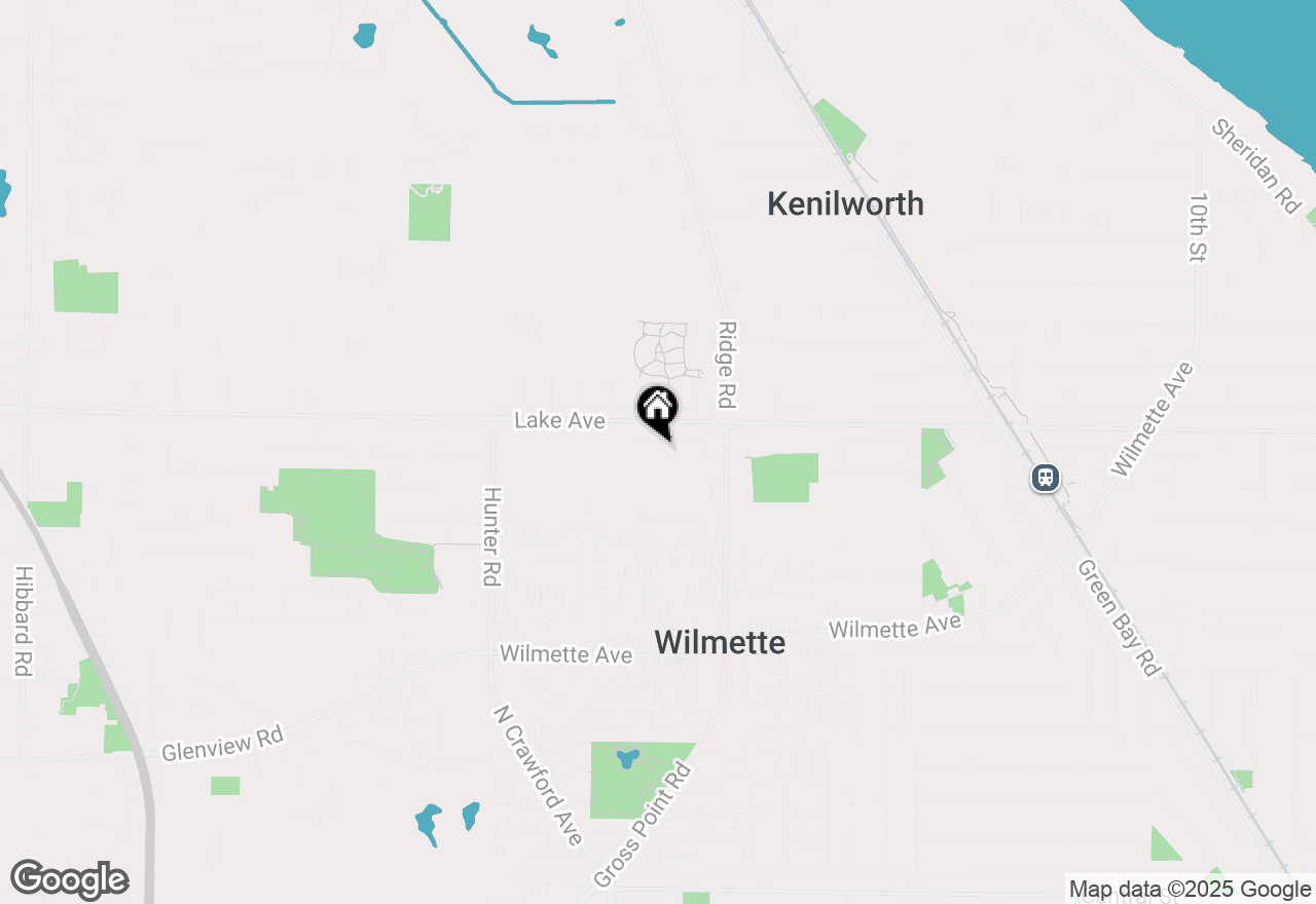 Map of 2008 Schiller Avenue, Wilmette, IL 60091