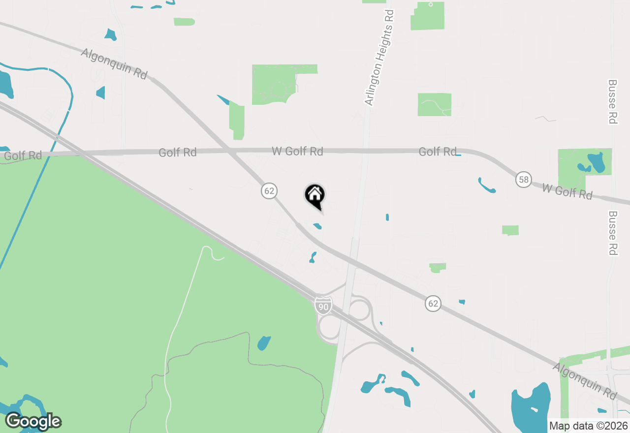 Map of 2110 S Crambourne Way, Arlington Heights, IL 60005