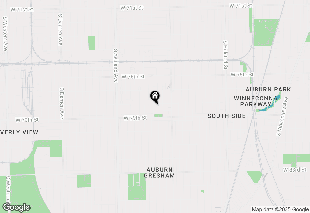 Map of 7811 S Ada Street, Chicago, IL 60620