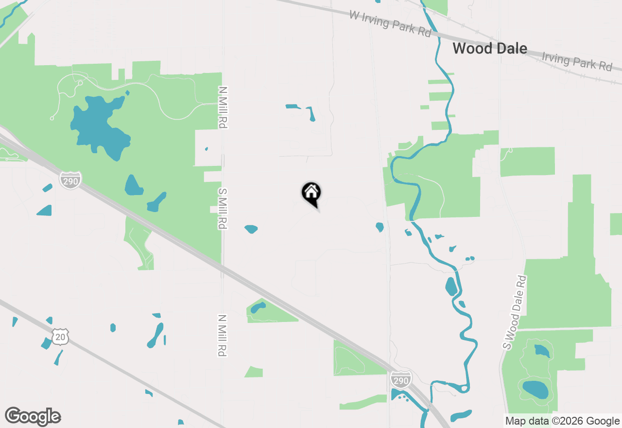 Map of 584 Elizabeth Drive #B, Wood Dale, IL 60191